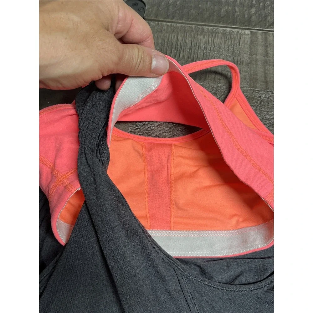 Lululemon Womens‎ Size 4 Soot Very Light Flare Tuck Me In Tank No Pads